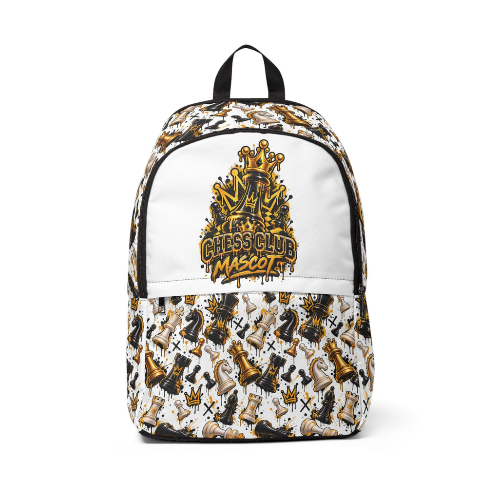 Chess Club Mascot Chess Piece Fabric Backpack