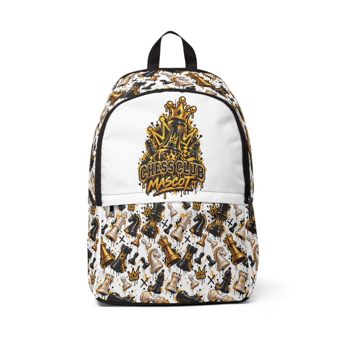 Chess Club Mascot Chess Piece Fabric Backpack
