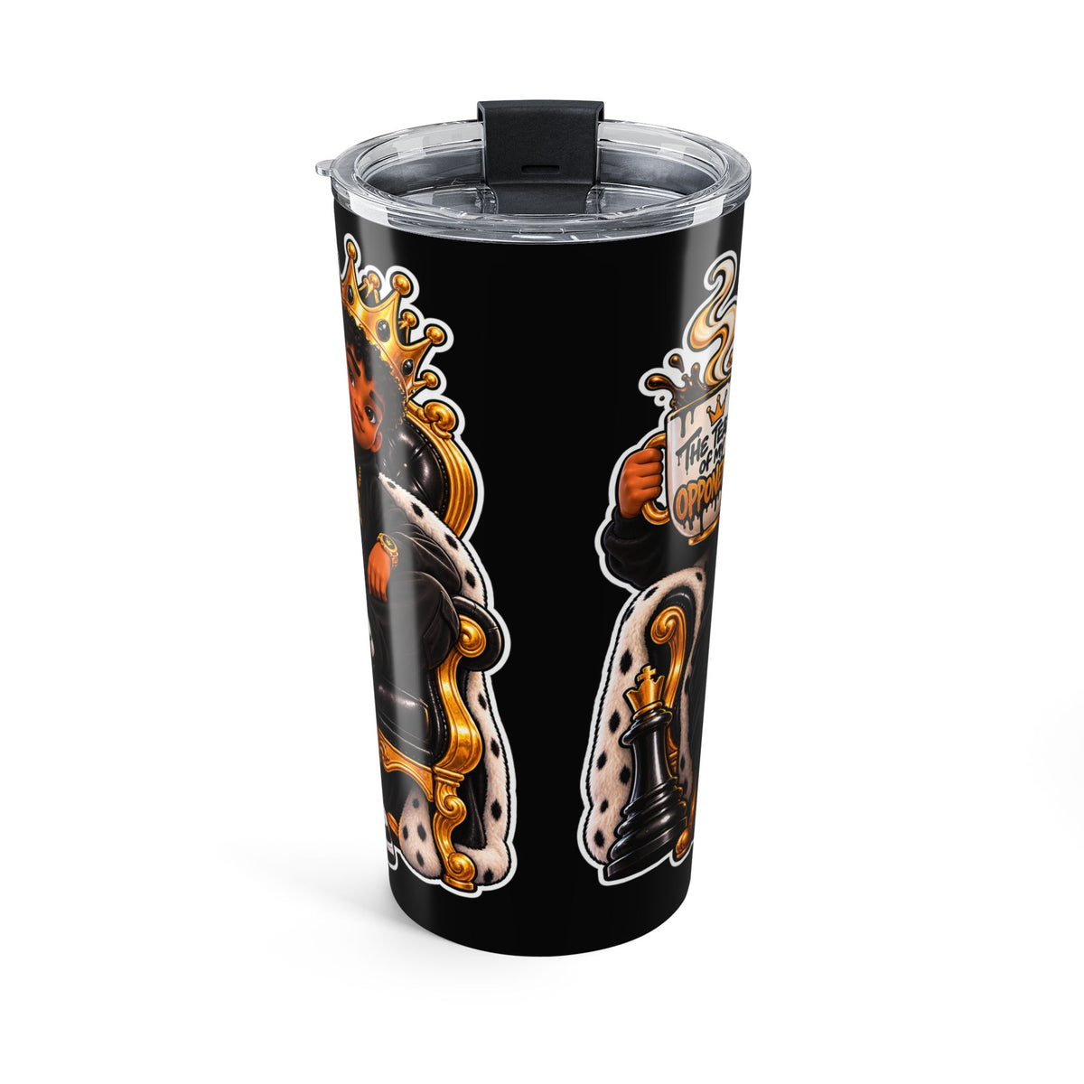 20oz Gothic Chess King Tears Tumbler