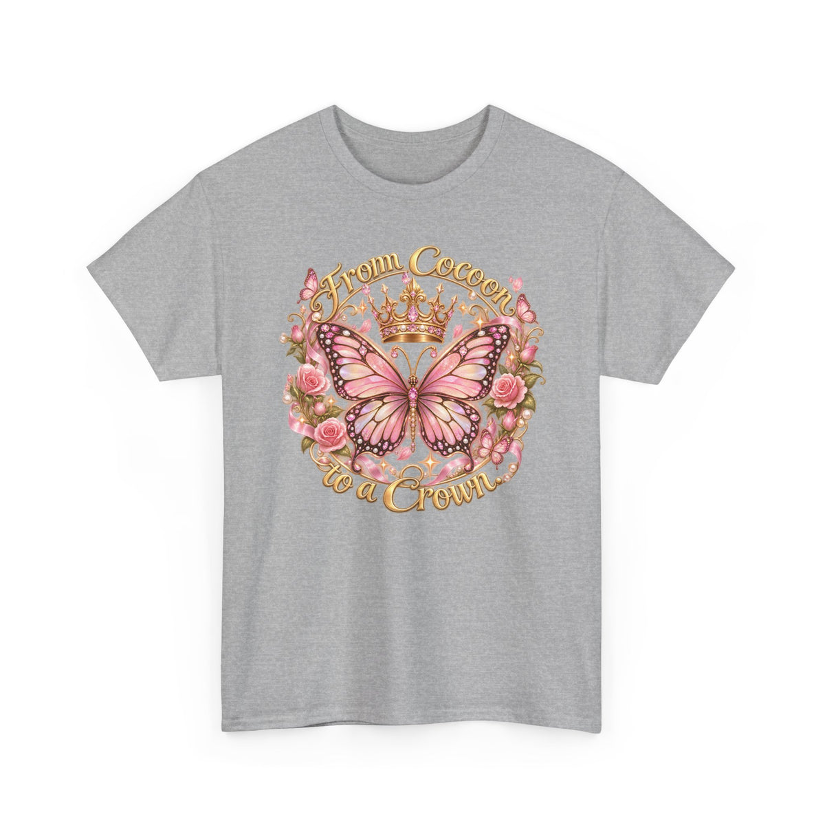 Butterfly “Dream Big, Wear a Crown” T-Shirt