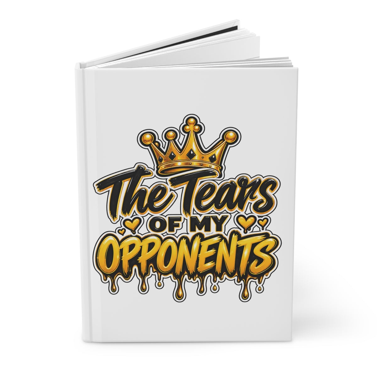 The Tears of My Opponents Chess Strategy Hardcover Journal