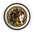 Chess Is Boring Wall Clock – Smart People Chess Game Decor