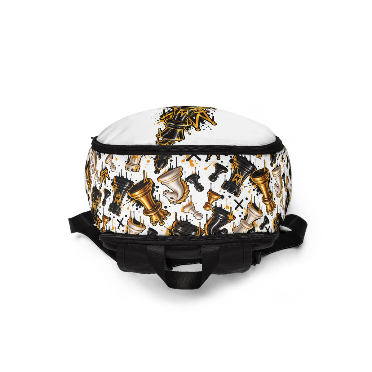 King Chess Pieces Fabric Backpack