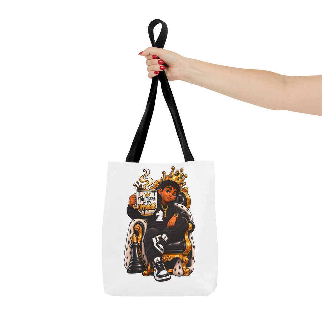 Chess King & Pieces All-Over Print Tote Bag