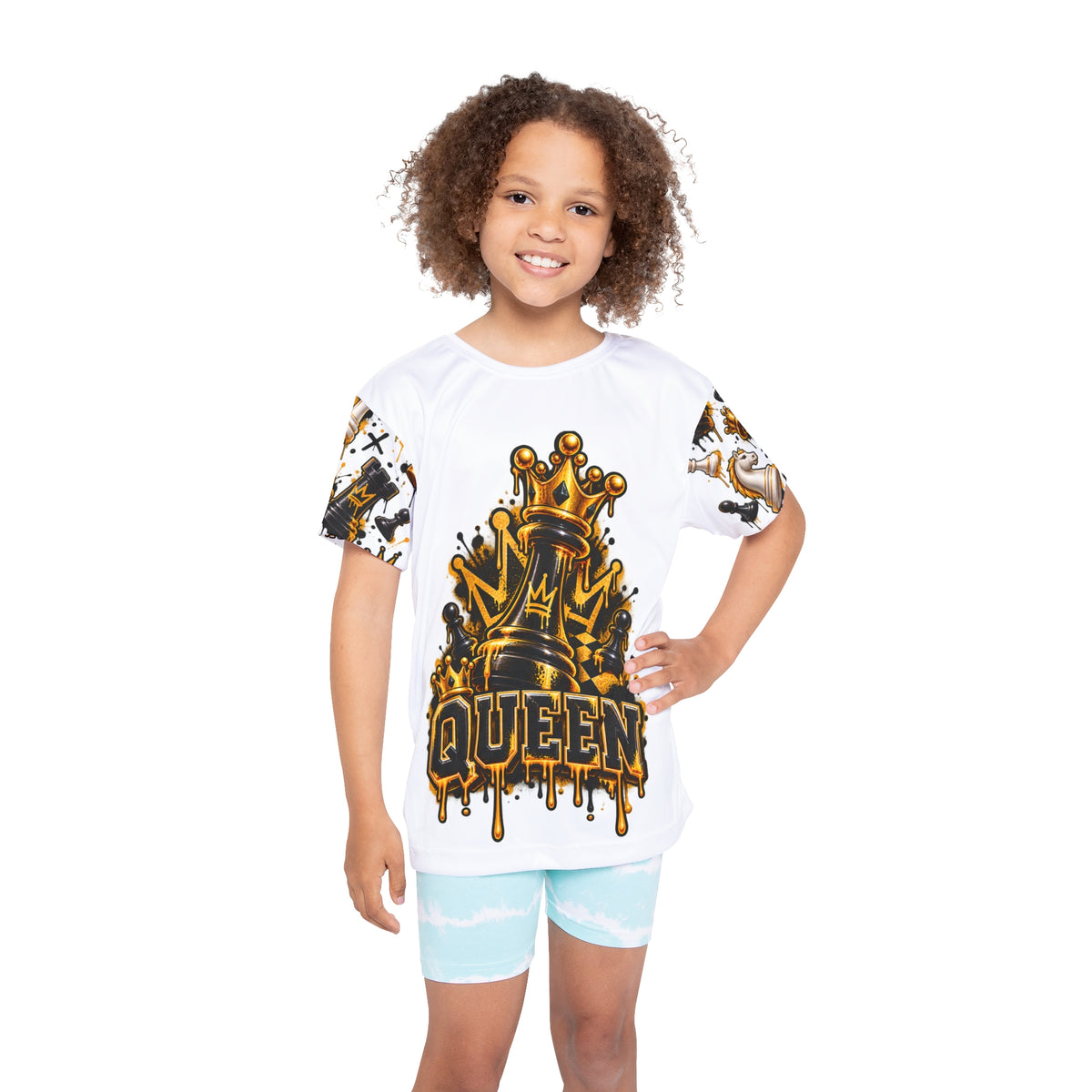 Kids Chess Queen Sports Jersey