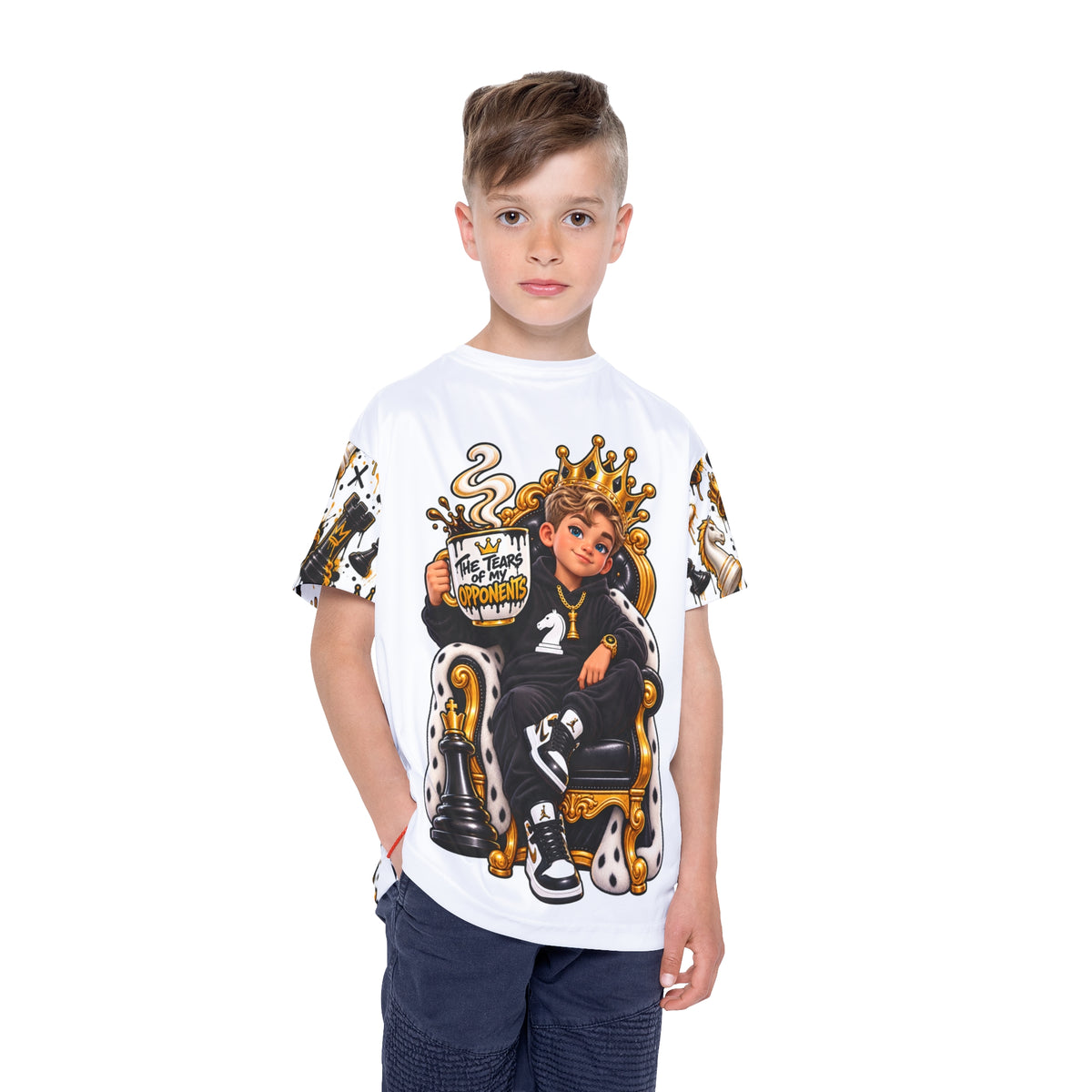 Kids Chess King Sports Jersey