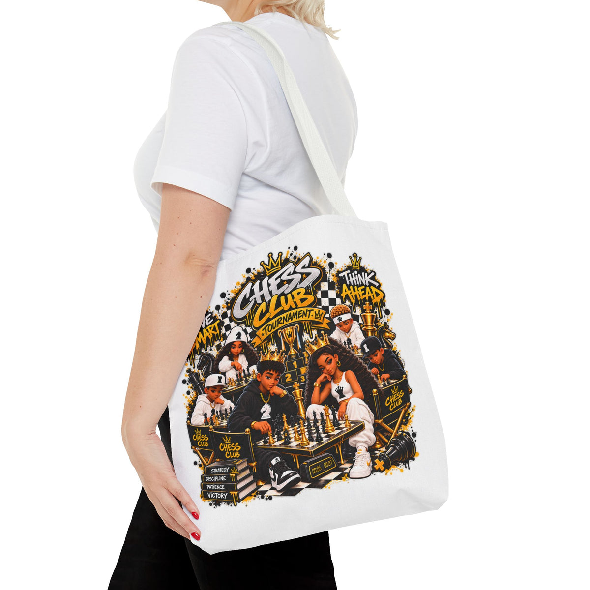 Chess Club Strategy Chess Pieces Tote Bag