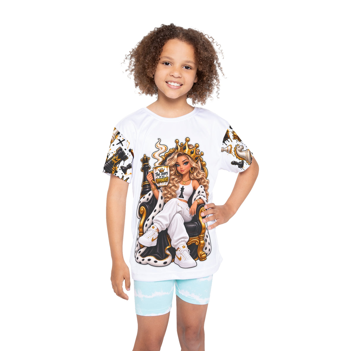 Kids Chess Queen Sports Jersey