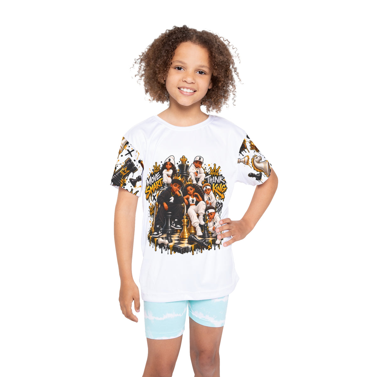 Kids Chess Strategy Sports Jersey