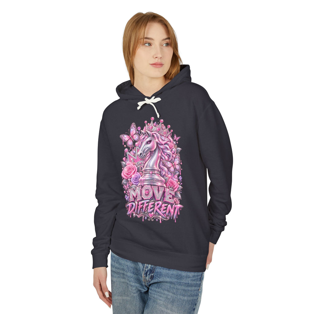 Move Different Unicorn Floral Hoodie