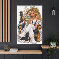 Boss Queen Chess-Themed Canvas Wall Art
