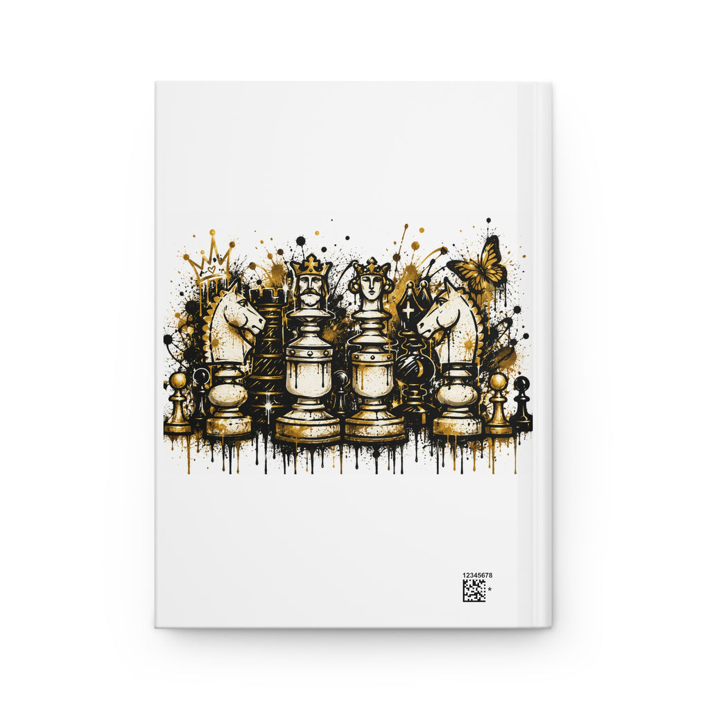 Chess Pieces Hardcover Journal