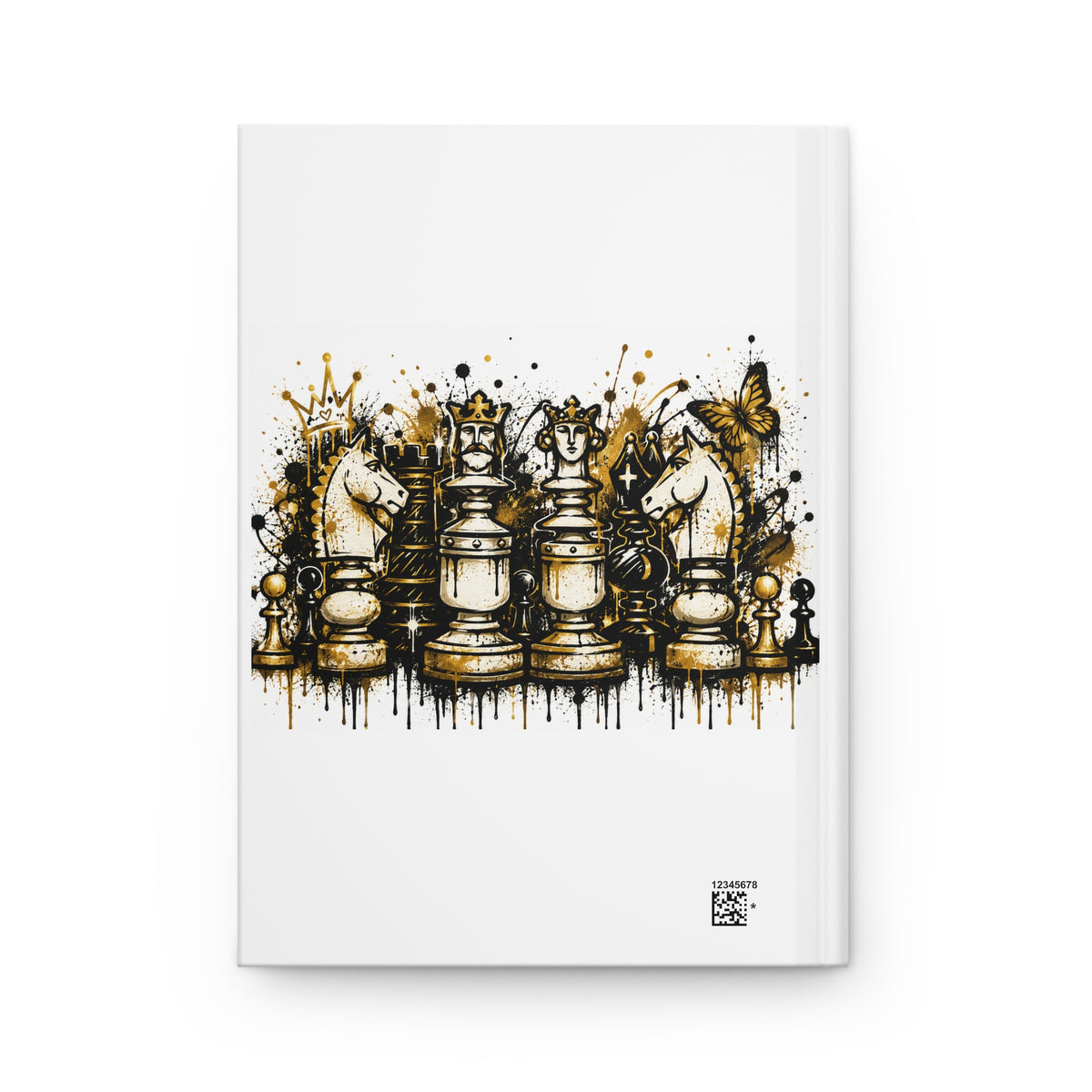 Chess Pieces Hardcover Journal