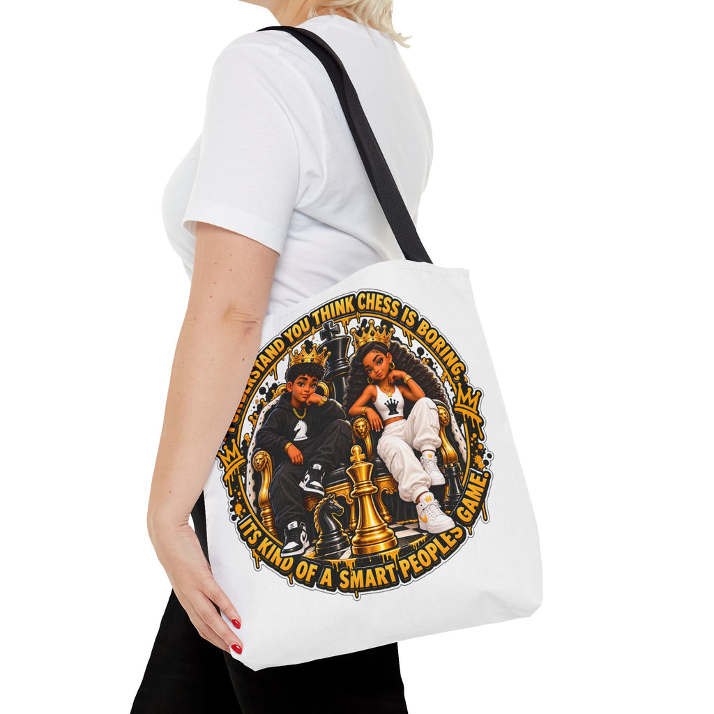 Chess Strategy Quote Chess Piece Tote Bag