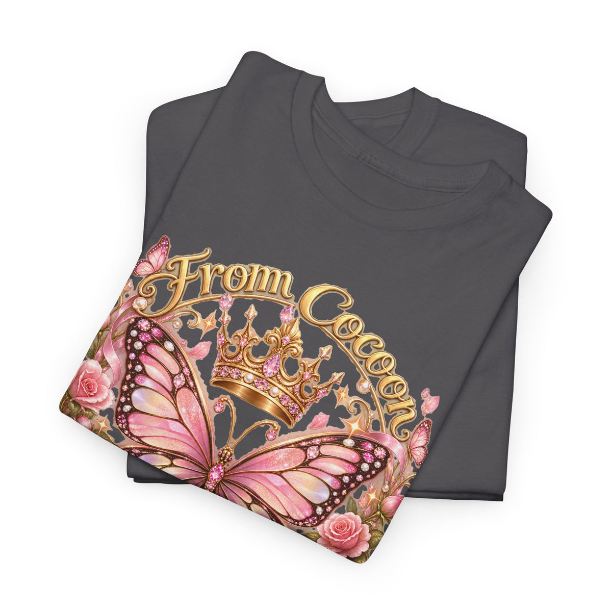 Butterfly “Dream Big, Wear a Crown” T-Shirt