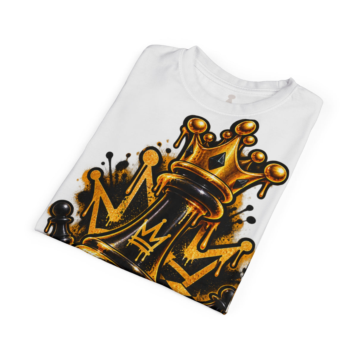 Queen Chess Crown All-Over Print T-Shirt