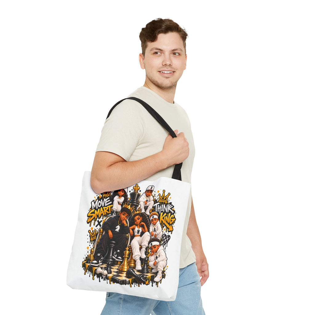 Think Like a King Chess Strategy Tote Bag