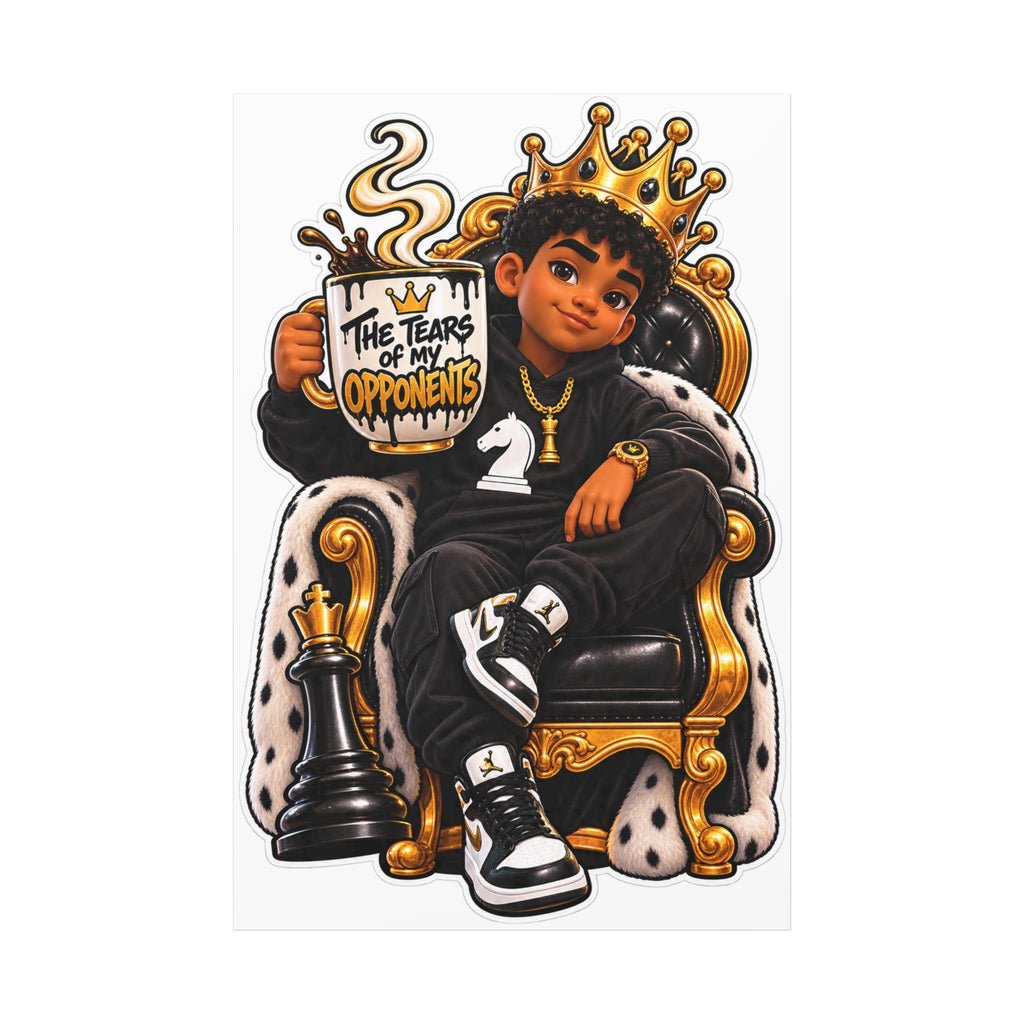 Chess Gamer King Canvas