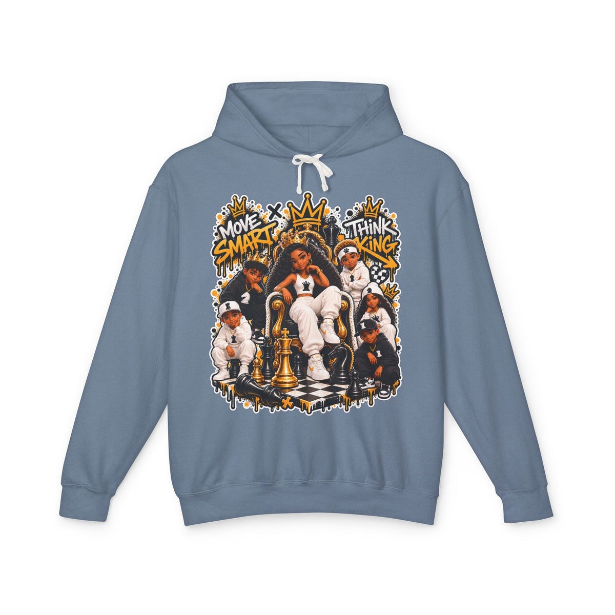 Smart Think Big Chess Strategy Hoodie