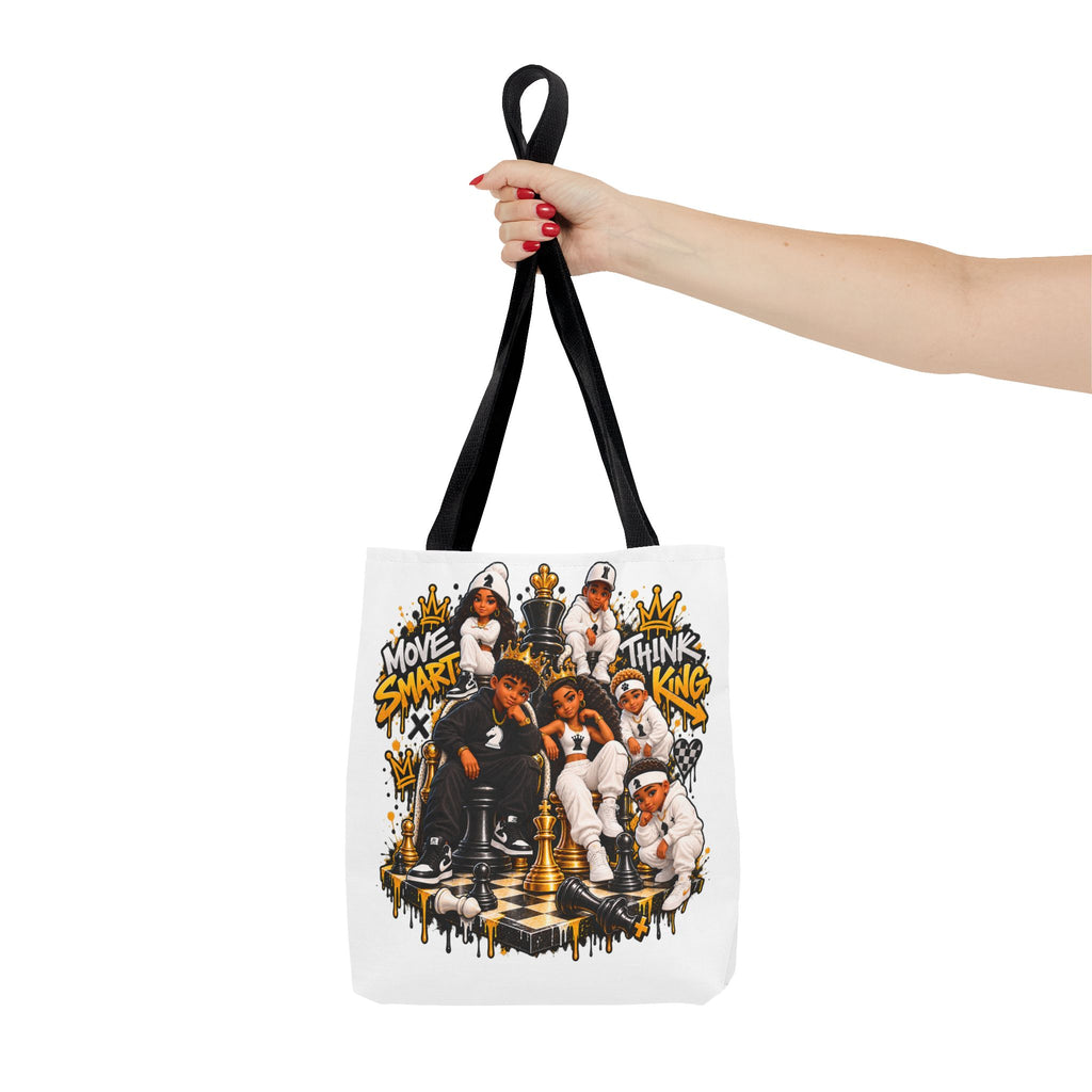 Think Like a King Chess Strategy Tote Bag