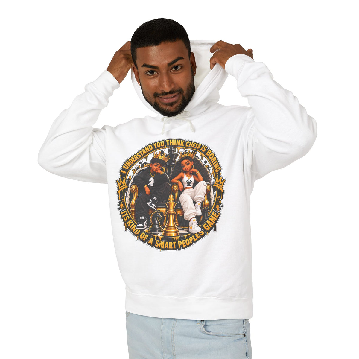 Chess Thinker Hooded Sweatshirt
