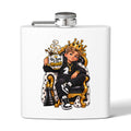 The Year of Opponents Chess King Flask