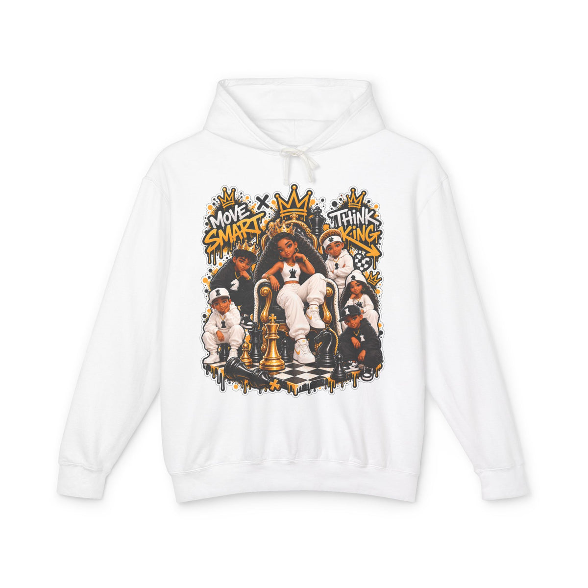 Smart Think Big Chess Strategy Hoodie