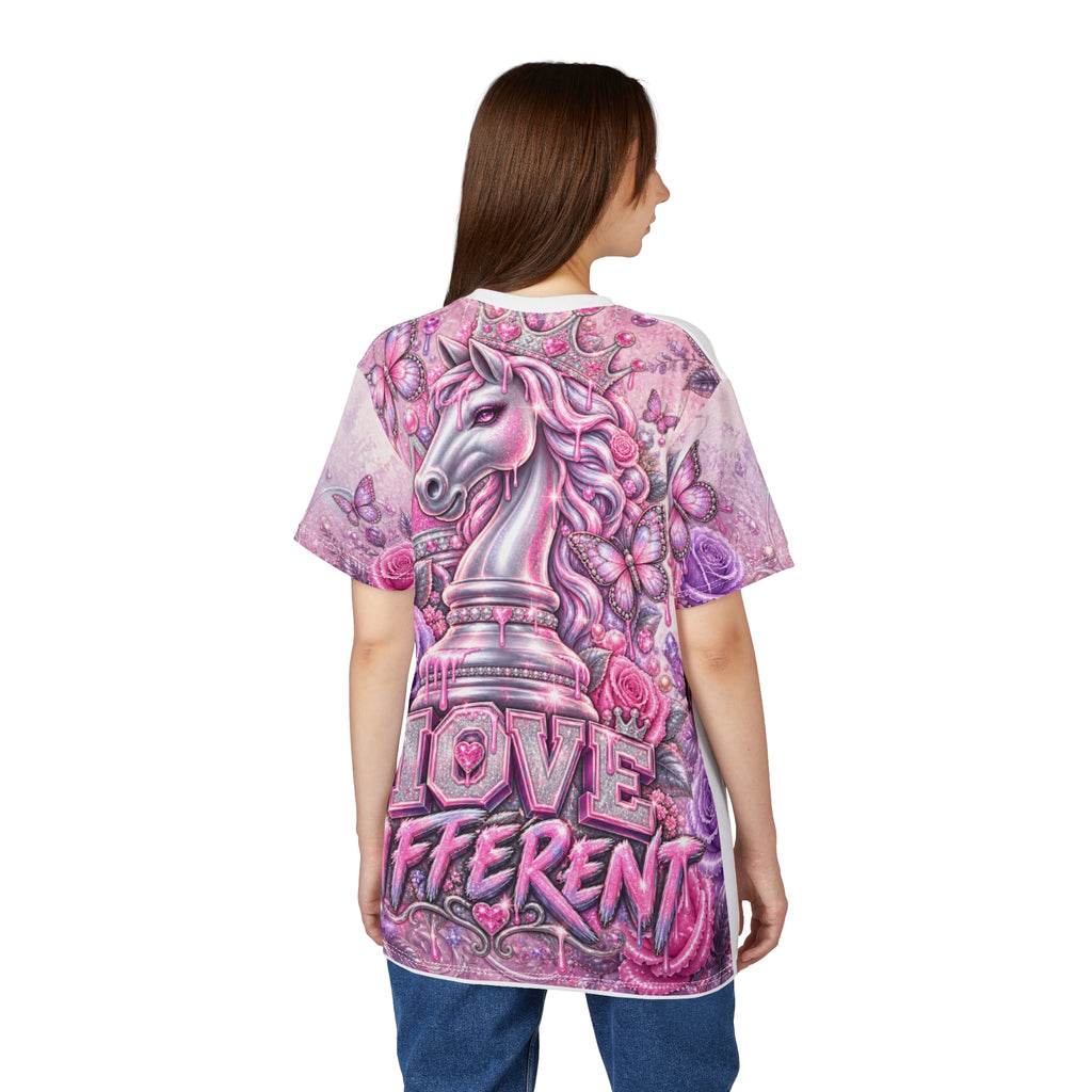 Move Different Pink Chess Knight Unicorn T-Shirt