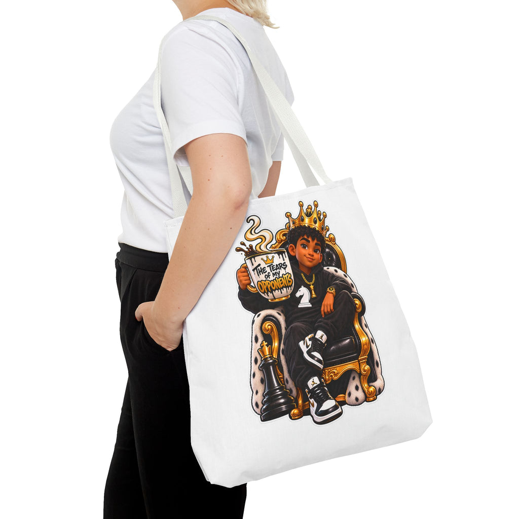 Chess King & Pieces All-Over Print Tote Bag