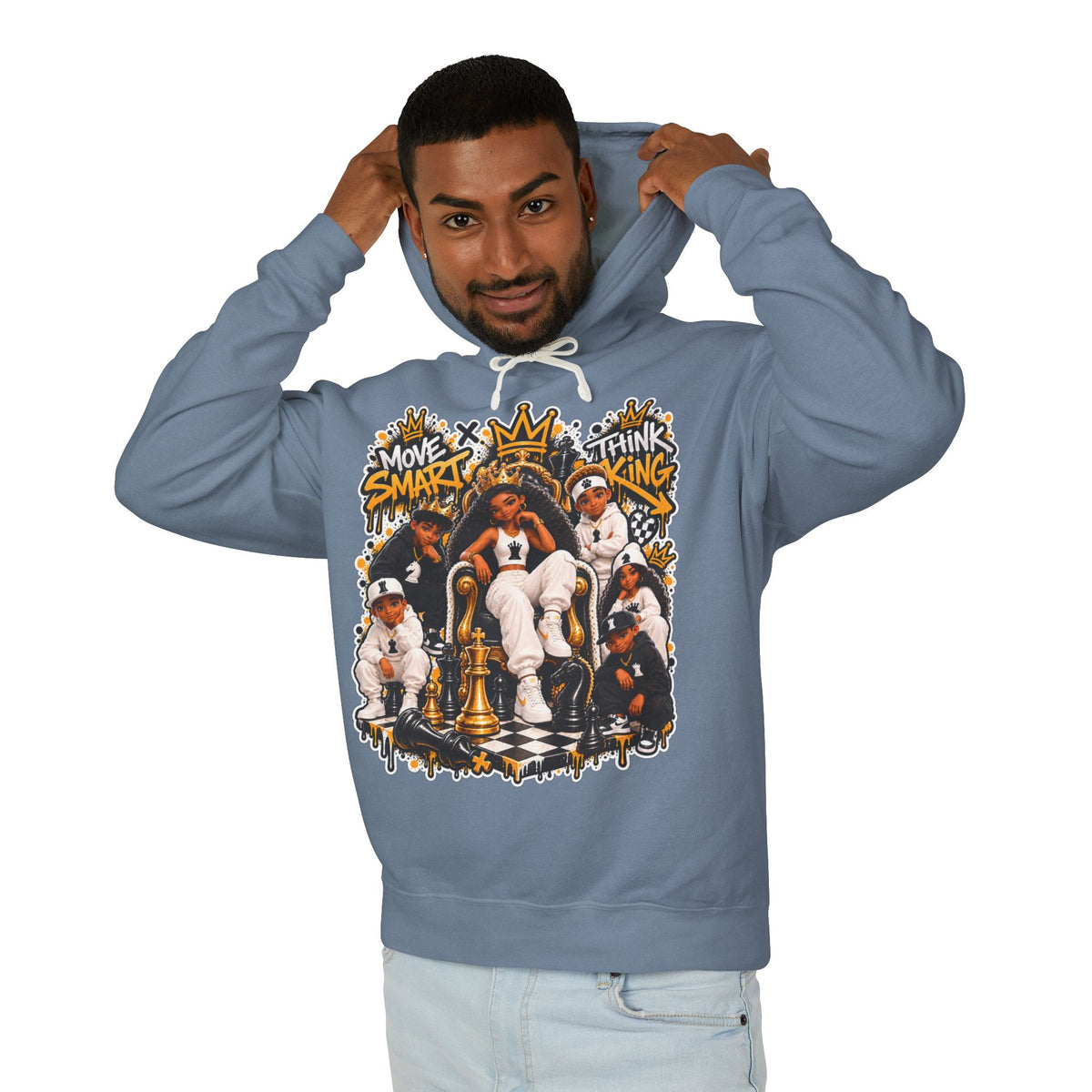 Smart Think Big Chess Strategy Hoodie
