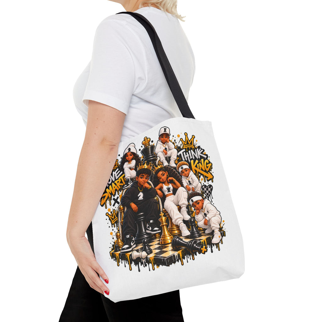 Think Like a King Chess Strategy Tote Bag