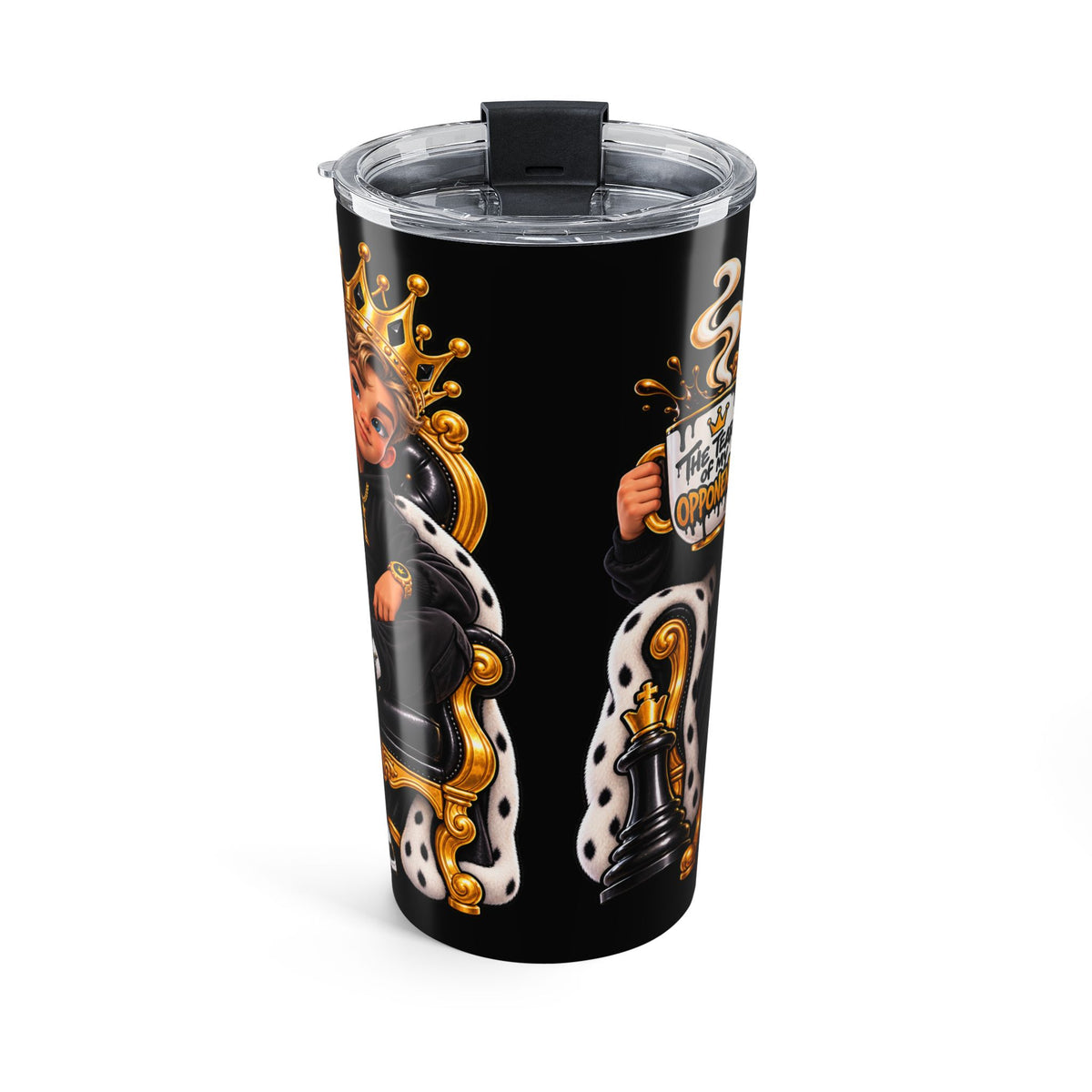 20oz Tumbler – Chess King Tears of His Opponent’s Mug Graphic