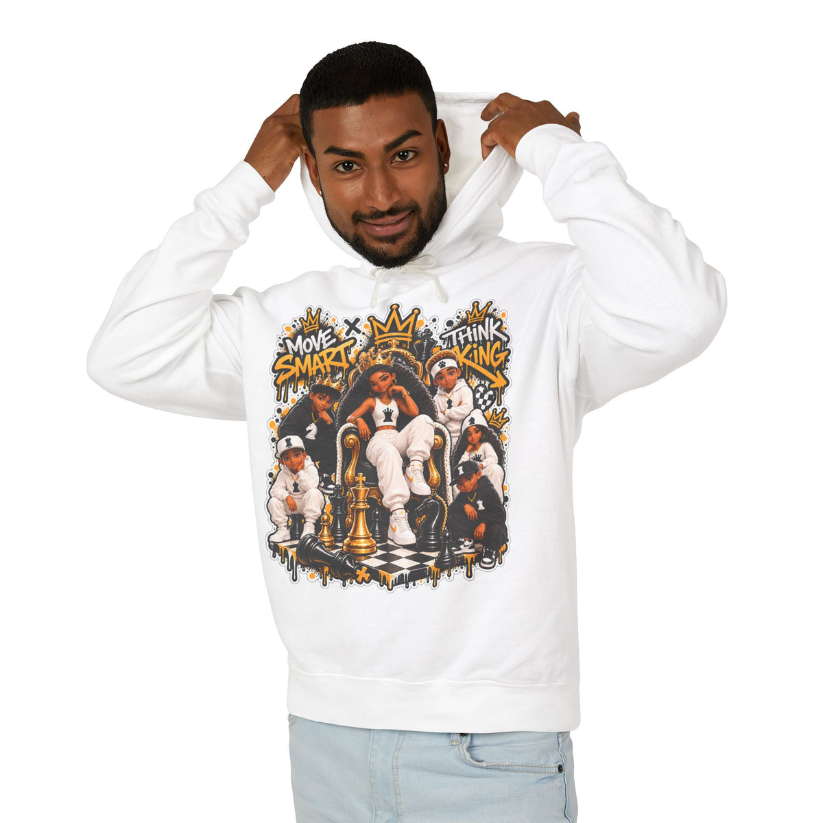 Smart Think Big Chess Strategy Hoodie