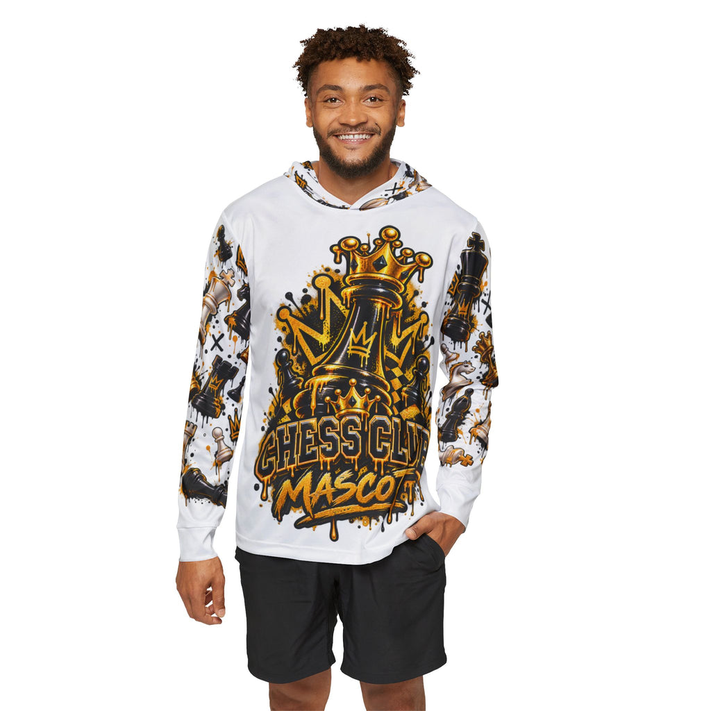 Hoodie Chess Club Mascot Crown Chess Design