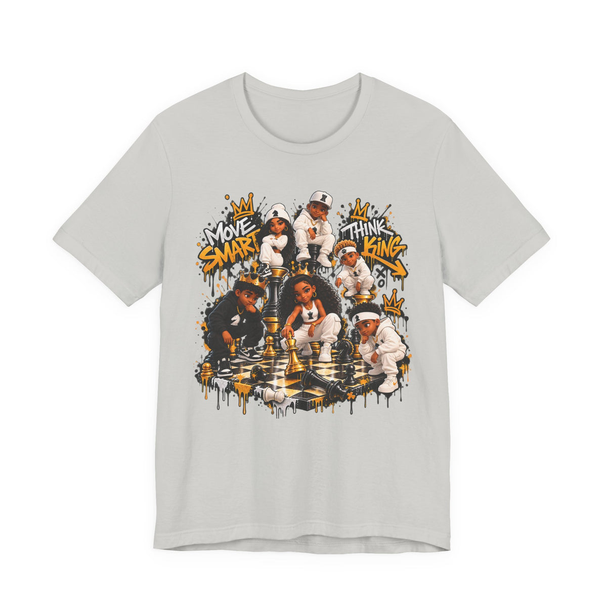 Money Smart Think Big Hip Hop Graphic Tee