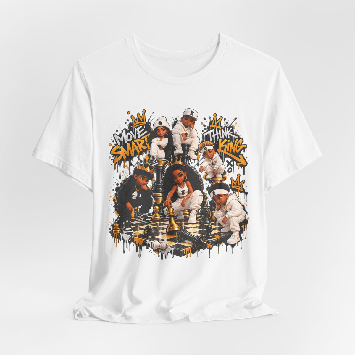 Money Smart Think Big Hip Hop Graphic Tee