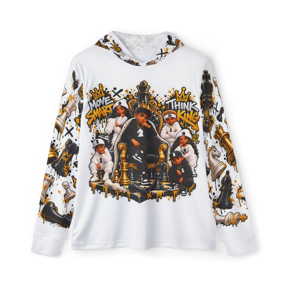 Think King Chess Streetwear Warmup Hoodie