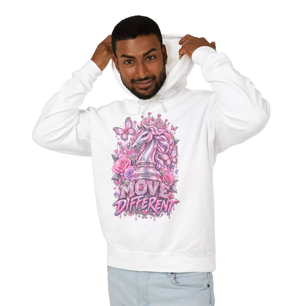 Move Different Unicorn Floral Hoodie
