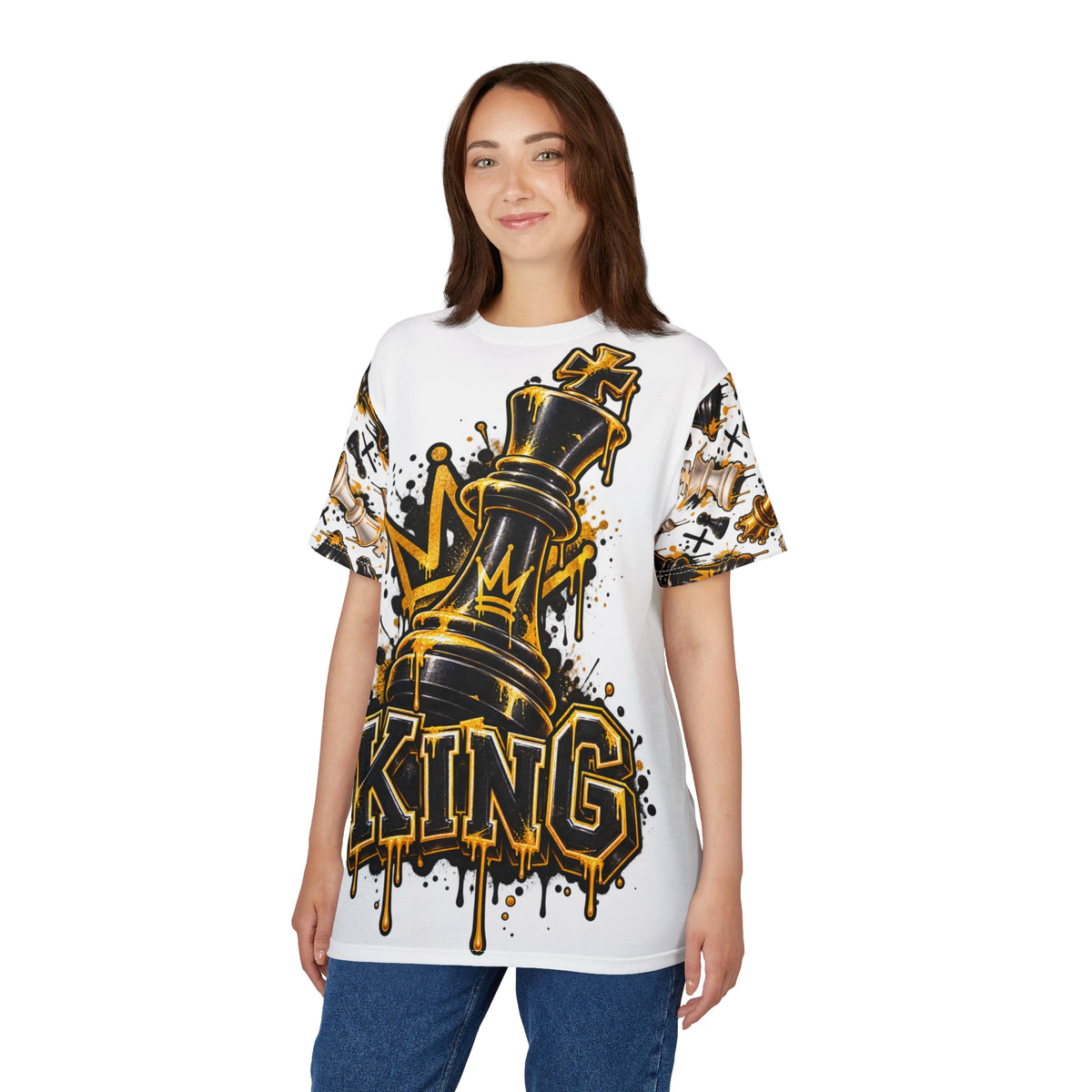King Chess Piece Graphic T-Shirt