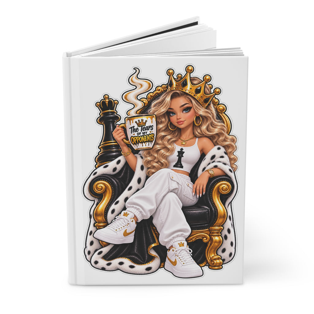 Chess Queen Hardcover Journal