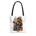 Chess King & Pieces All-Over Print Tote Bag