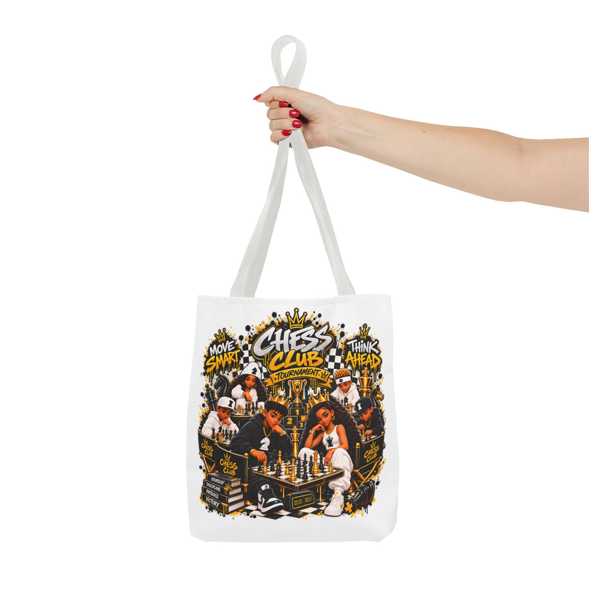 Chess Club Strategy Chess Pieces Tote Bag