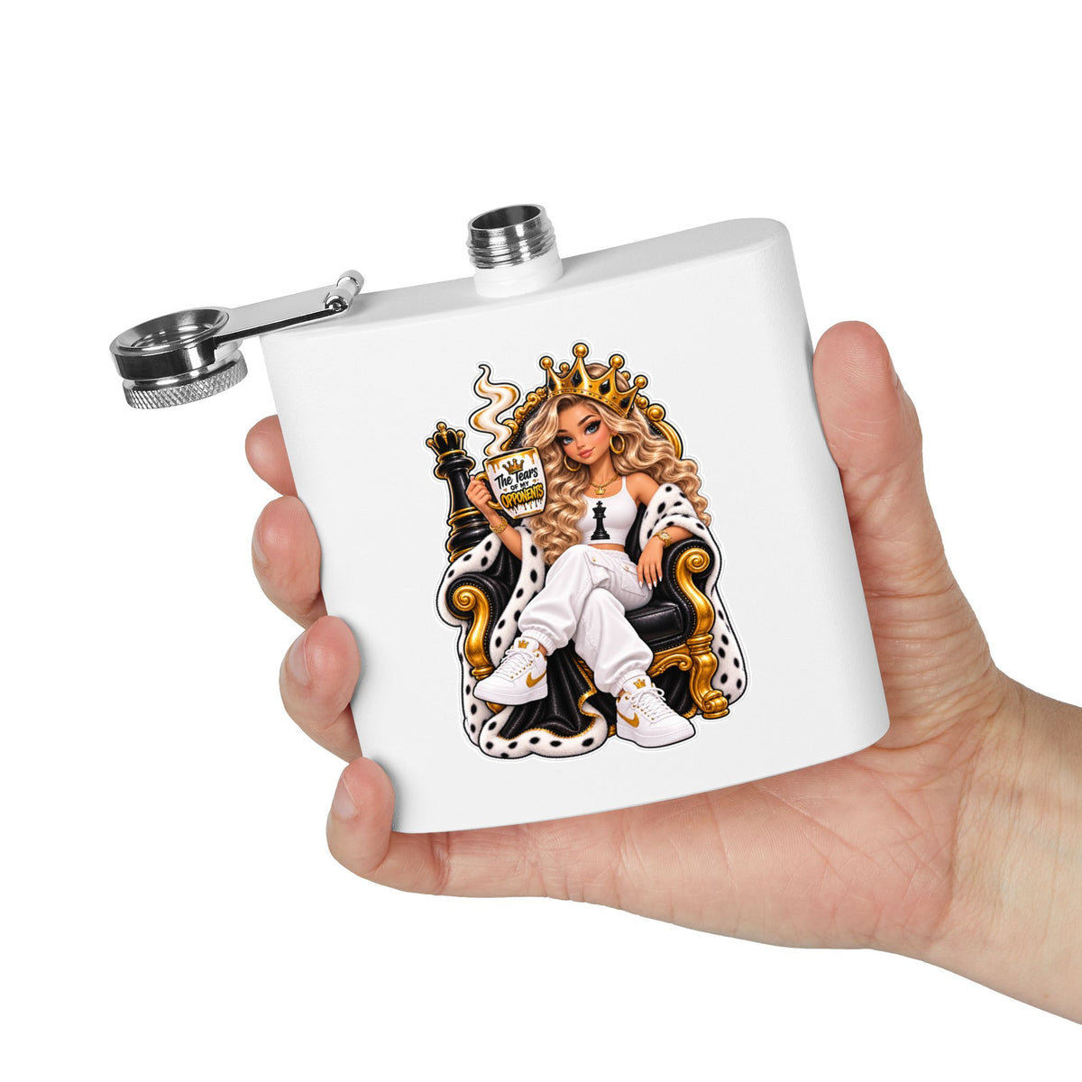 Queen Chess Flask