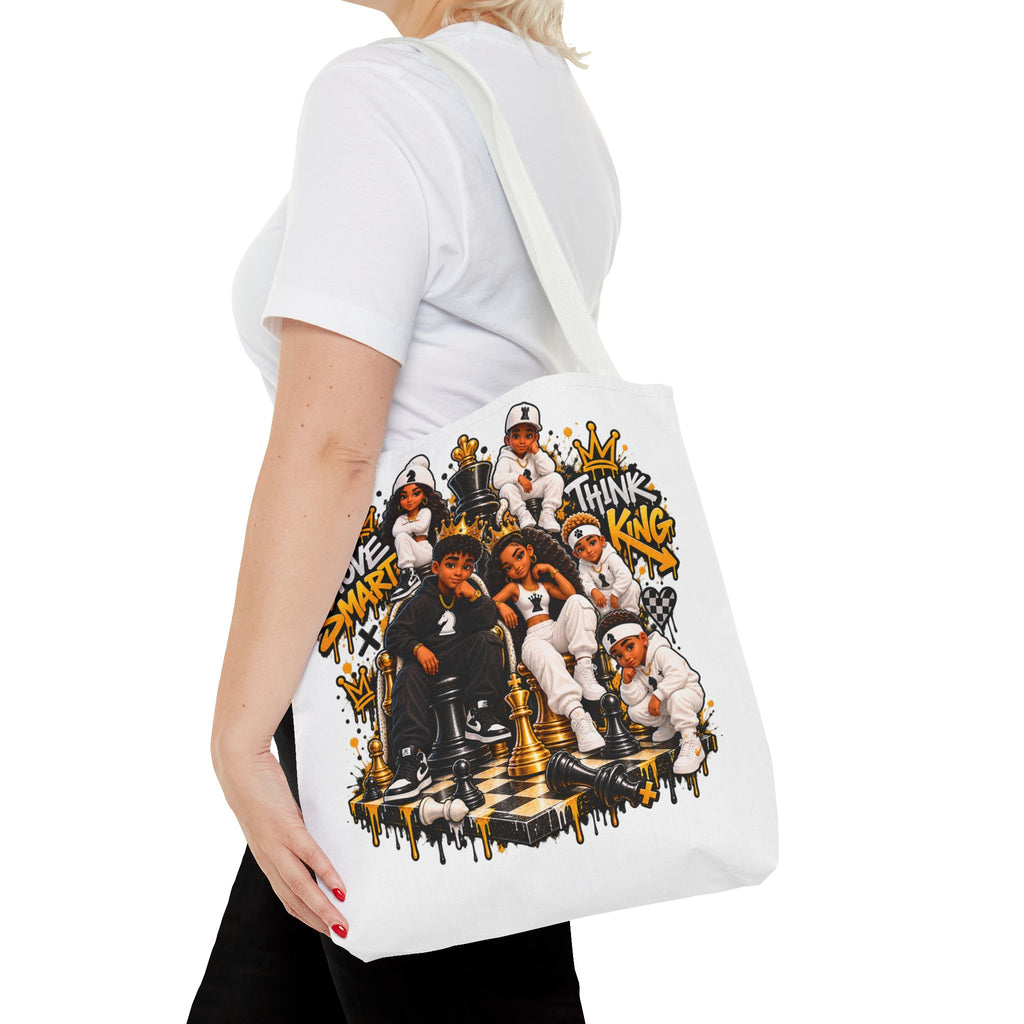Think Like a King Chess Strategy Tote Bag