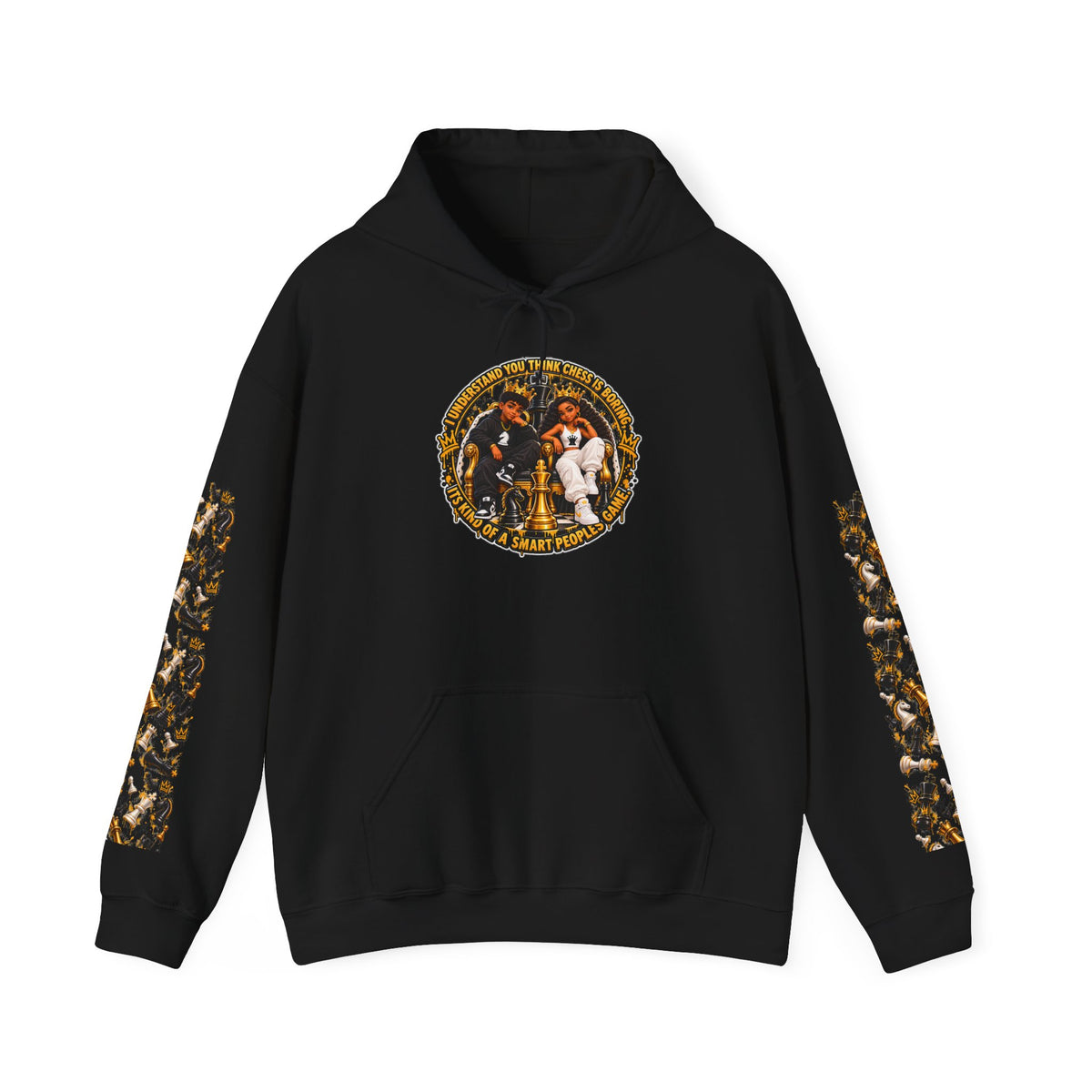 Smart peoples game Unisex Heavy Blend™ Hooded Sweatshirt