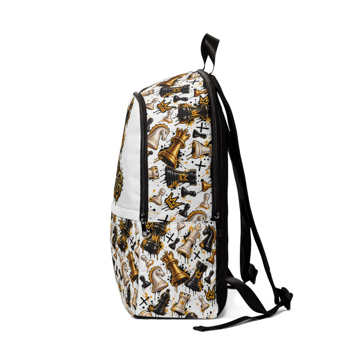 King Chess Pieces Fabric Backpack