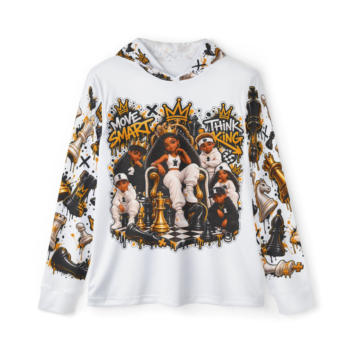 Chess Queen Streetwear Men's Sports Warmup Hoodie