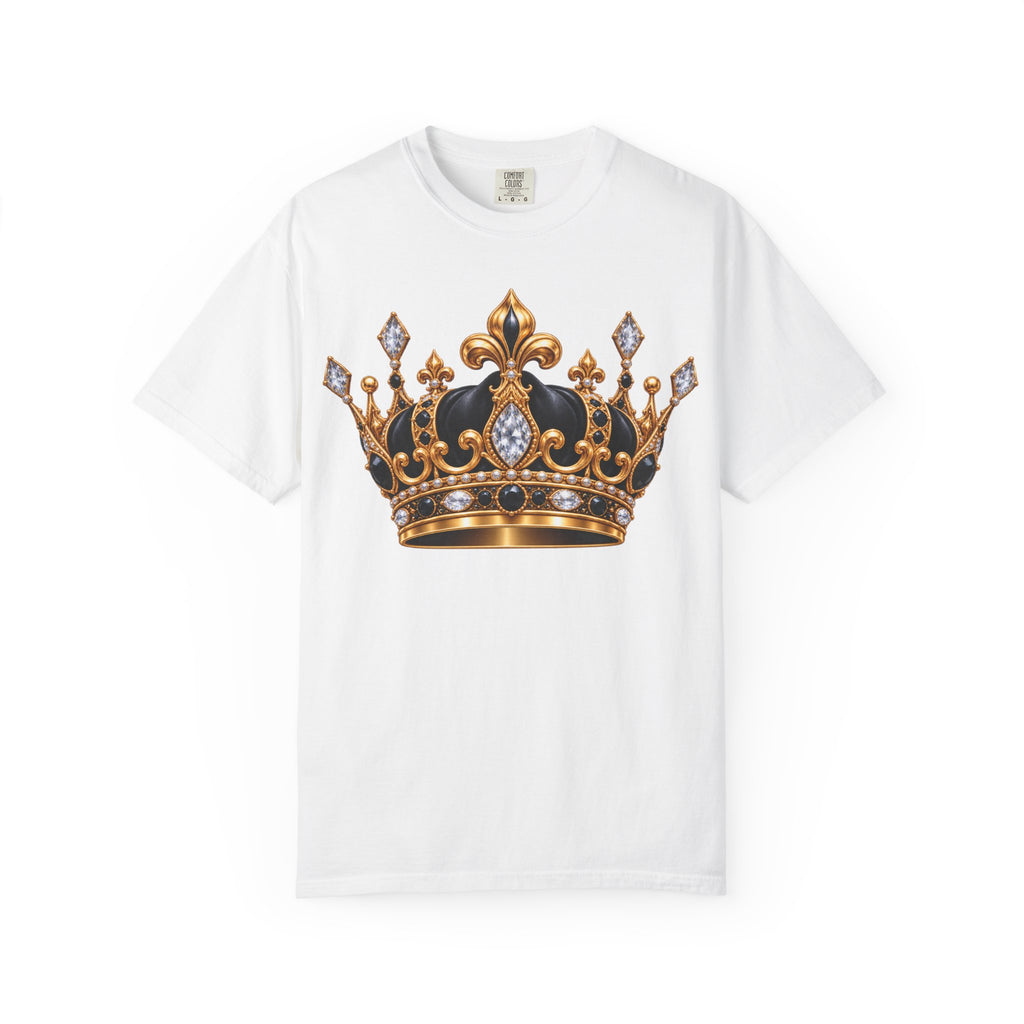 A 100% pre-shrunk, ring-spun US cotton for lasting  "From Cocoons to a Crown" Butterfly Royalty T-Shirt