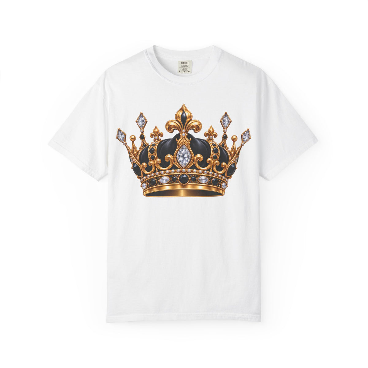 A 100% pre-shrunk, ring-spun US cotton for lasting  "From Cocoons to a Crown" Butterfly Royalty T-Shirt