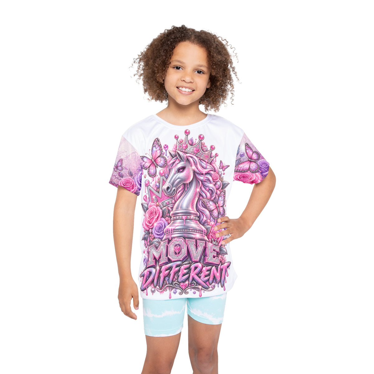 Kids Move Different Unicorn Chess Piece Sports Jersey